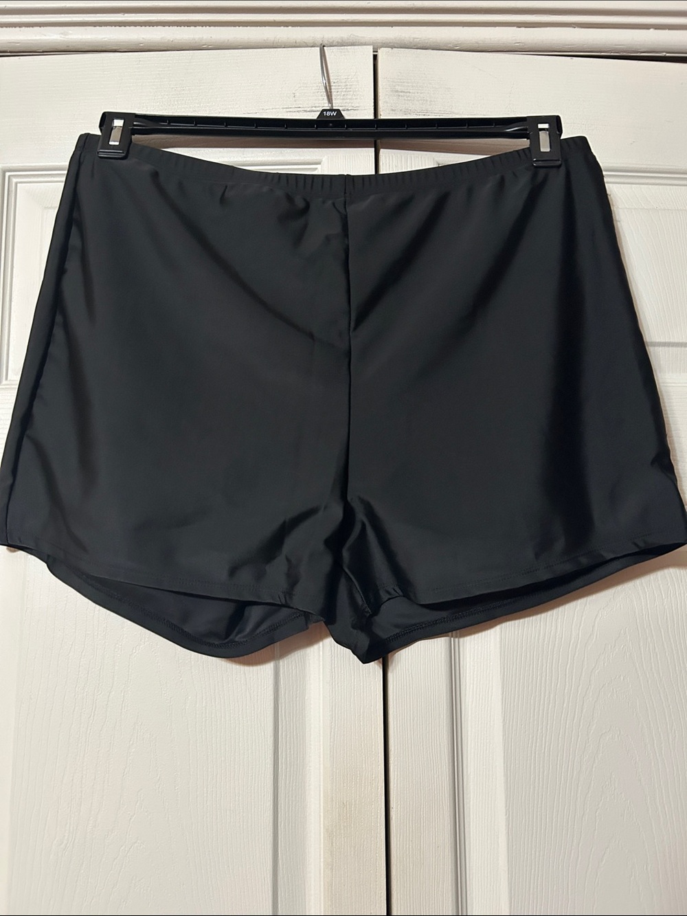 Women's 4X Fits like sz 20 Black Athletic Swim Shorts
